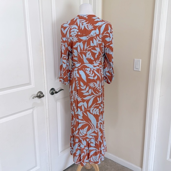 NWOT Hobbs London Magda Full Button 3/4 Sleeve Waist Tie Shirt Dress Size 10 - Picture 9 of 14